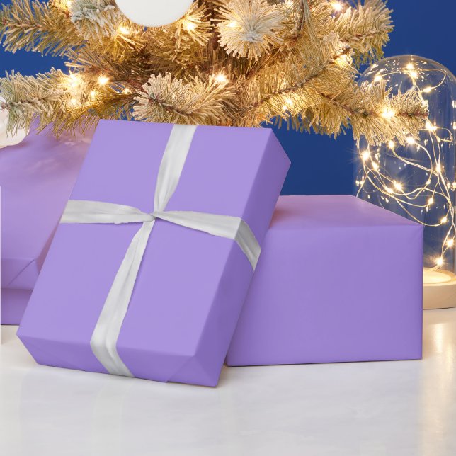 Solid Colour Wrapping Paper in Lavender (Holidays)