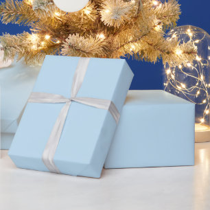 Solid Colour Wrapping Paper in Light Blue