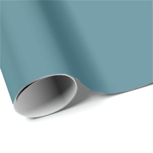 Solid Colour Wrapping Paper in Teal Pool Blue