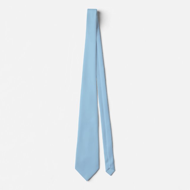 Solid Cornflower Blue Necktie (Front)