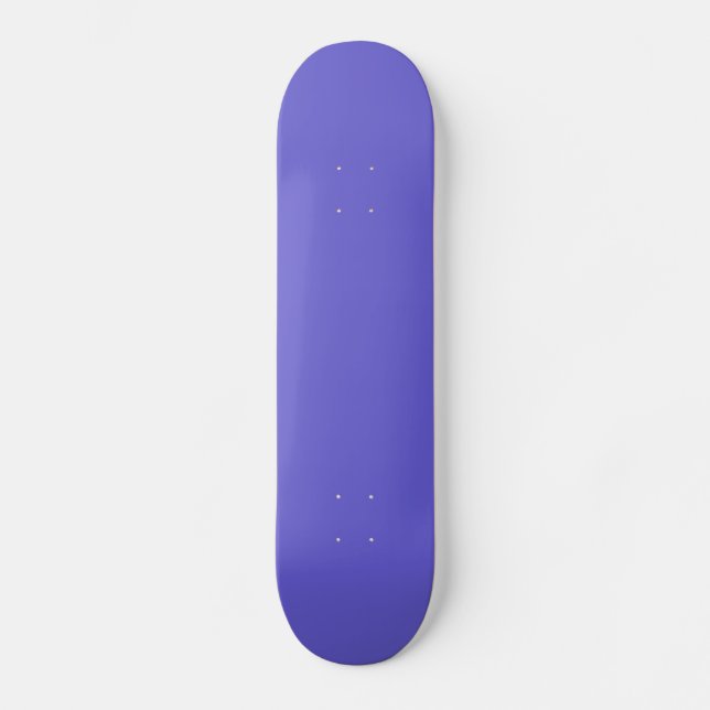 Solid Cornflower Blue Skateboard (Front)