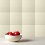 Solid cornsilk beige tile<br><div class="desc">Solid color cornsilk beige design.</div>