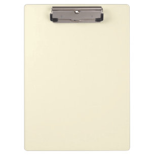 Solid Cornsilk Clipboard – Simple and Professional