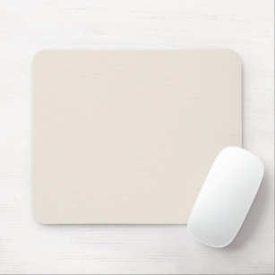 Solid cream beige ivory mouse pad