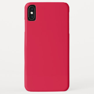 Solid Crimson iPhone XS Max Case