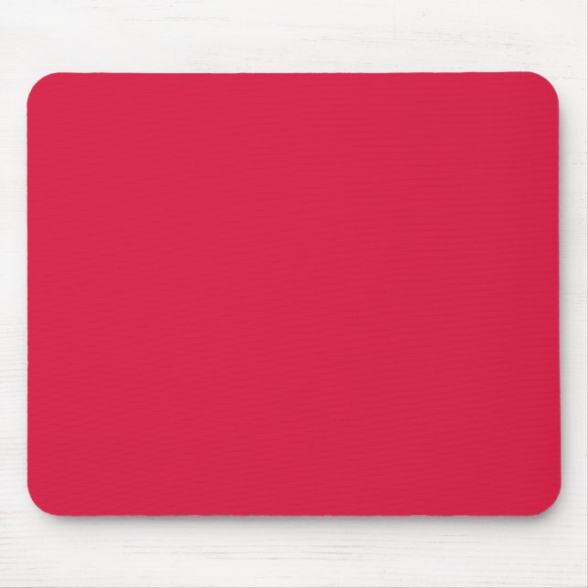 Solid Crimson Mouse Pad (Front)