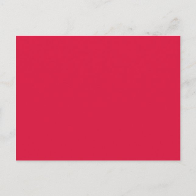 Solid Crimson Postcard (Front)