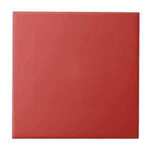 Solid Crimson Red Color   #C83730 Tile