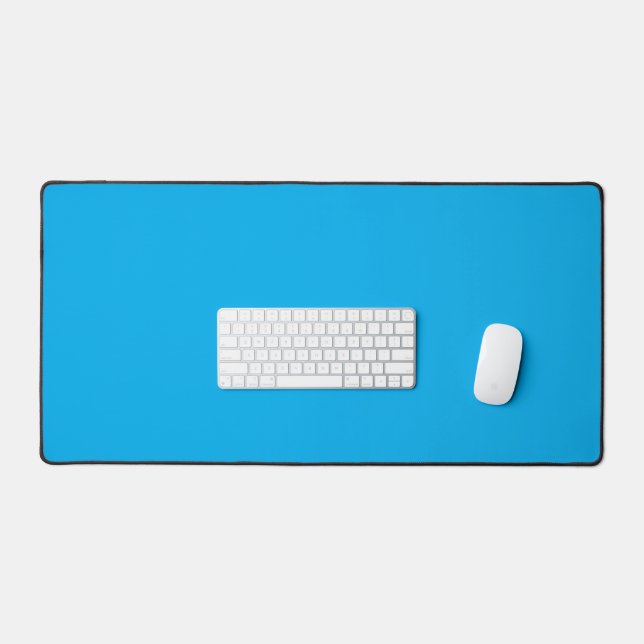 Solid Cyan Blue Background  (Clavier et souris)