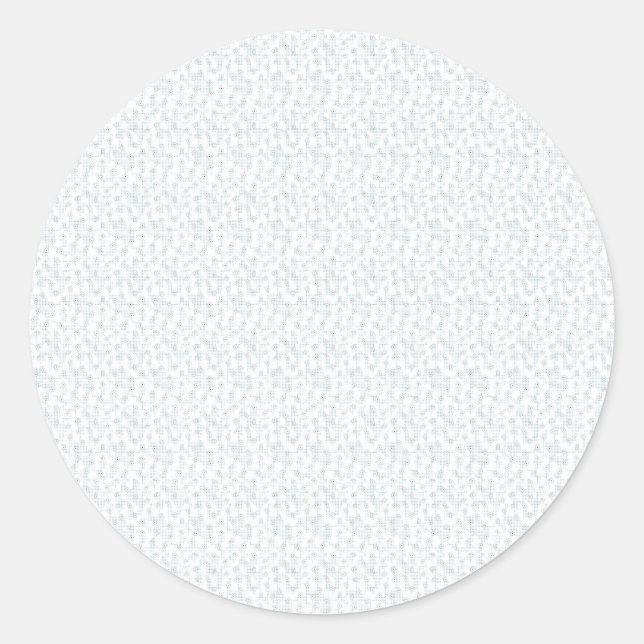 Solid Cyan Blue Background  Classic Round Sticker (Front)