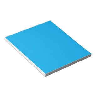 Solid Cyan Blue Background Notepad