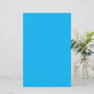 Solid Cyan Blue Background Summer Minimal Style