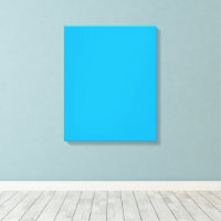 Solid Cyan Blue Background | Summer Minimal Style