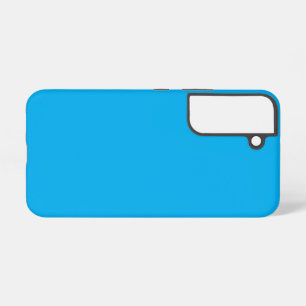 Solid Cyan Blue Background   Summer Minimal Style Samsung Galaxy Case