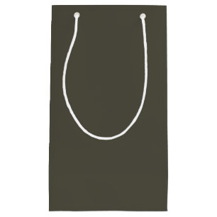 Solid Dark Grey Gift Bag