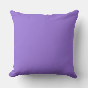 Solid Dark pastel purple Background Throw Pillow