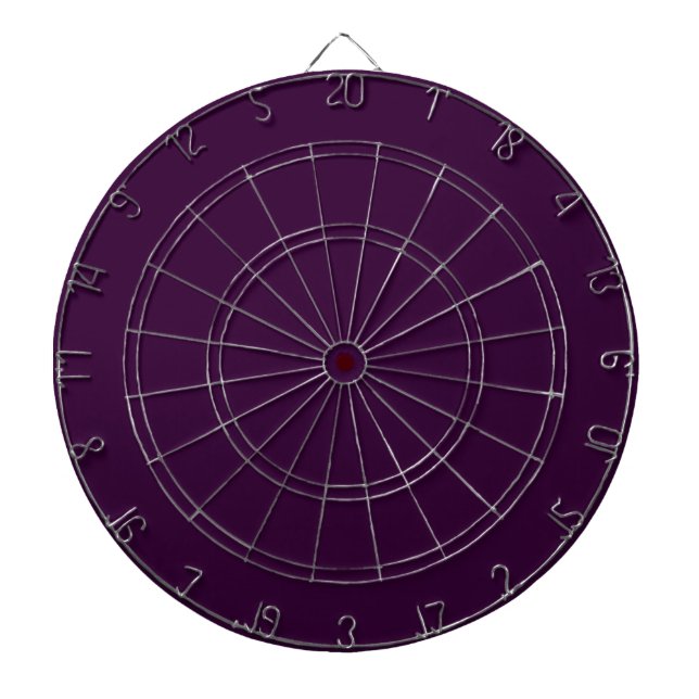 Solid Dark Purple Dartboard (Front)