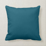 Solid Dark Teal Blue Turquoise pillow<br><div class="desc">Solid Dark Teal Blue Turquoise pillow. Custom Template For Throw Pillow - Customized Pillows. Personalize with your own name, pattern, design, quote, monogram, or photograph. Use our cool templates, artwork, photos, graphics, and illustrations, then add names, text, quotes, and monograms to create your own throw pillow. Click the "Customize it!"...</div>
