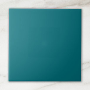 Solid Dark Teal Colour Tile