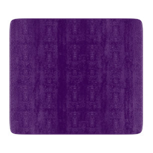 Solid dark violet purple cutting board