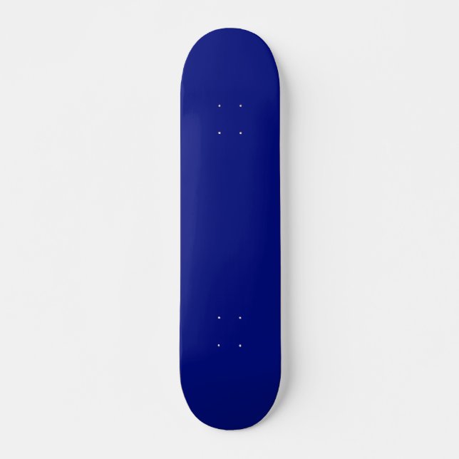 Solid deep blue skateboard (Front)