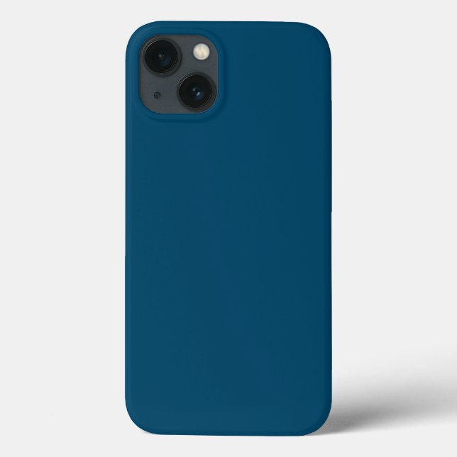 Solid deep ocean blue Case-Mate iPhone case (Back)