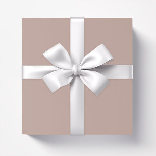 Solid dirty pink beige wrapping paper
