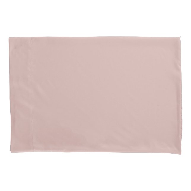 Solid Dusty Blush Pillowcase (Front)