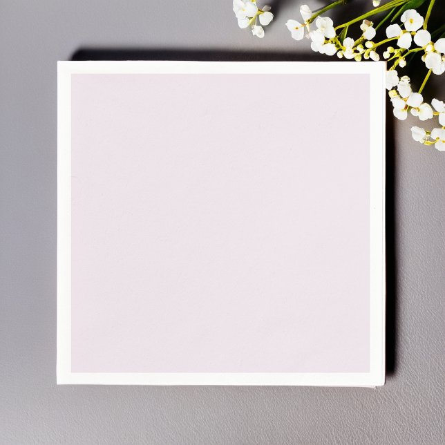 Solid Dusty Lilac Light Elegant Minimalist Napkin (Solid Dusty Lilac Light Elegant Minimalist Napkins)
