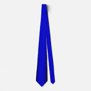 Solid Electric Blue Tie