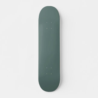 Solid Eucalyptus Green Colour | Hex# 5B7570 Skateboard
