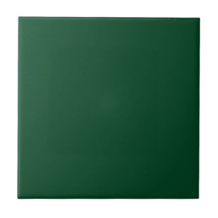 Solid Evergreen Green Ceramic Tile