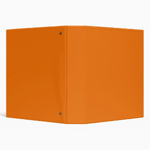 Solid flame orange binder