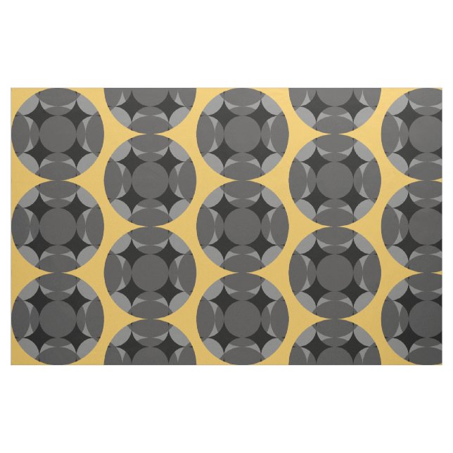 Solid Four Star Circle Cross by Kenneth Yoncich Fabric (Yard)
