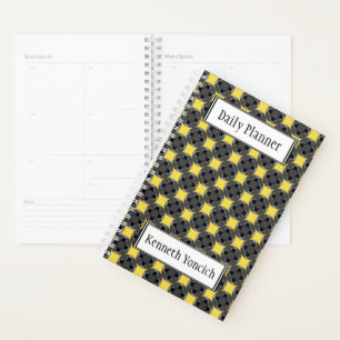 Solid Four Star Circle Cross by Kenneth Yoncich Planner