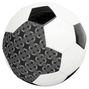 Solid Four Star Circle Cross by Kenneth Yoncich Soccer Ball