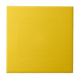 Solid Freesia Yellow Tile