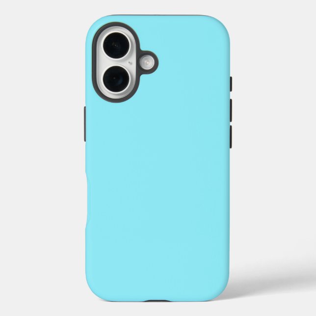 Solid Fresh Aqua Colour Case-Mate iPhone Case (Back)