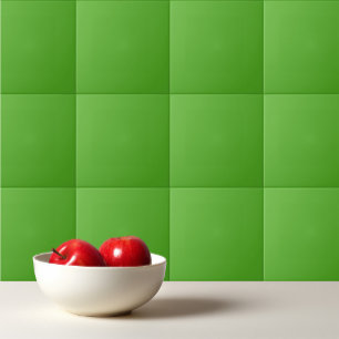 Solid frog green tile