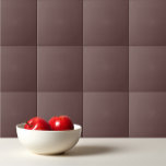 Solid fudge brown tile<br><div class="desc">Solid color fudge brown design.</div>