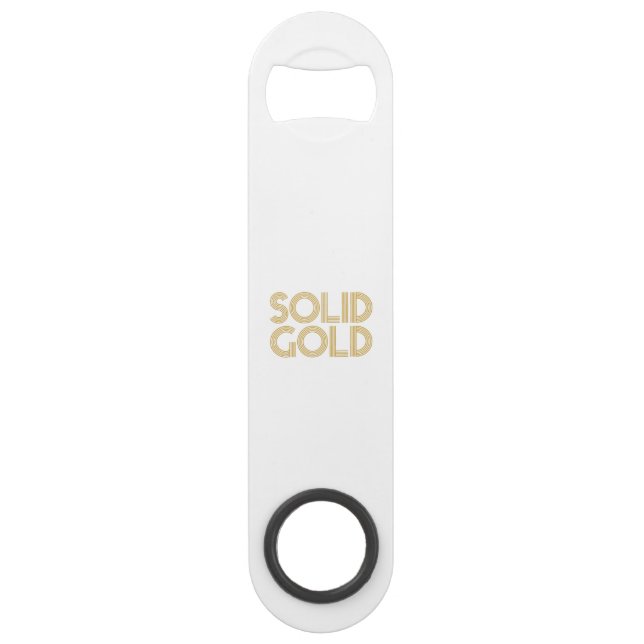 SOLID GOLD BAR KEY (Front)