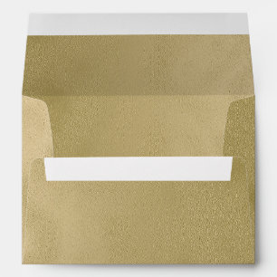 Solid Gold Colour Ombre  Envelope