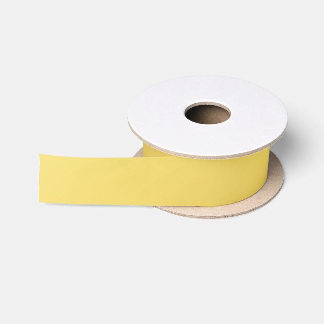 Solid Gold Holiday Satin Ribbon (Spool)
