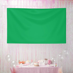 Solid Green Background Banner