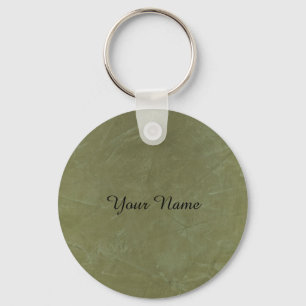 Solid Green Keychain