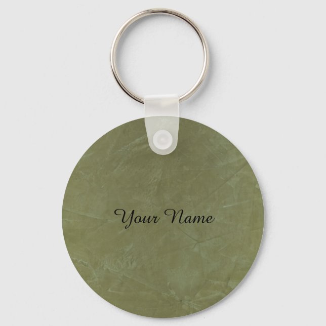 Solid Green Keychain (Front)