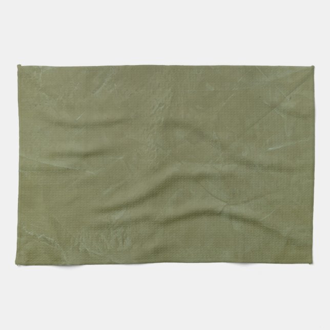 Solid Green Kitchen Towel (Horizontal)