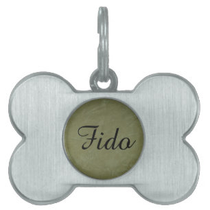 Solid Green Pet Tag