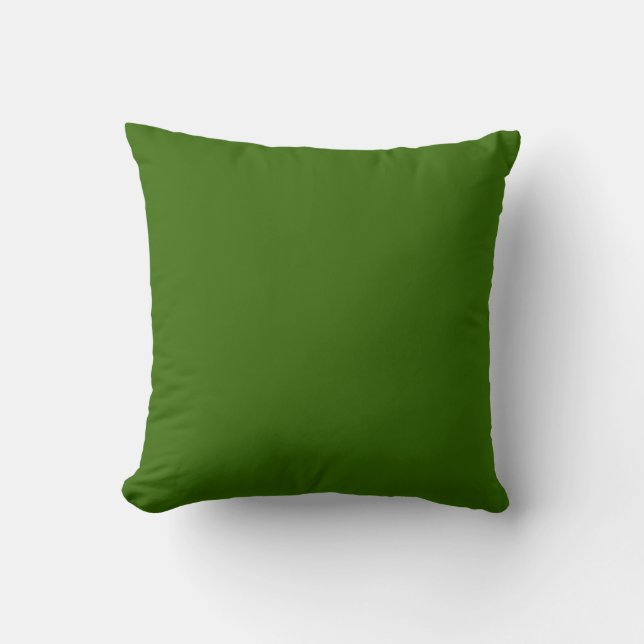solid green pillow (Front)