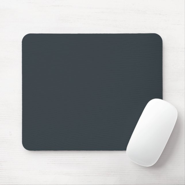 Solid Gunmetal Mouse Pad with Elegant Touch (With Mouse)